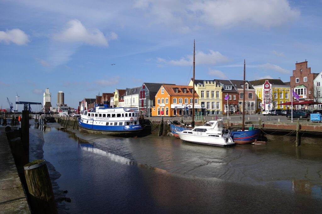 husum, port, inland port, schleswig-holstein, germany, husum, husum, husum, husum, husum