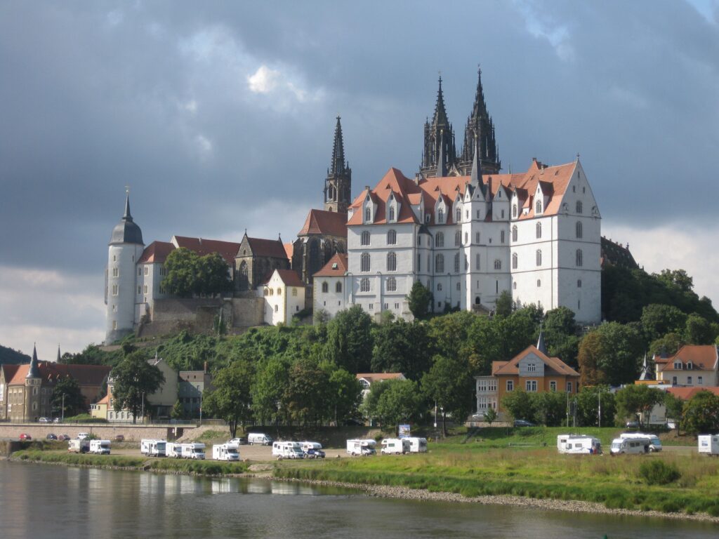 pexels photo 29083605 29083605 Scenic view of Albrechtsburg Castle towering over the Elbe River in Meißen, Germany.
