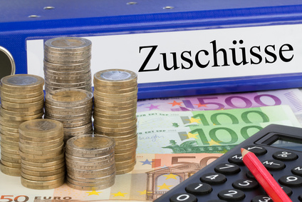 zuschsse / ordner mit geld zuschsse / ordner mit geld