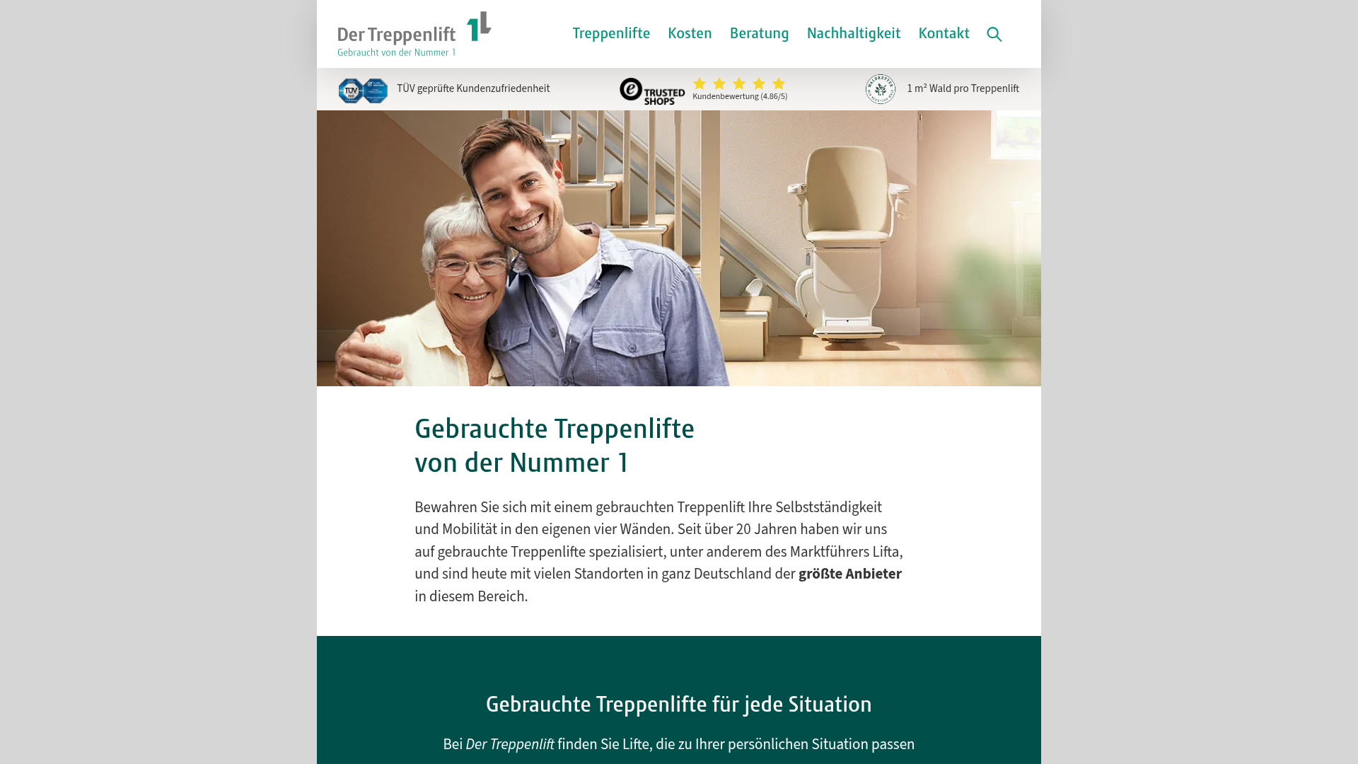 Treppenlift Hersteller im Vergleich: Worauf es wirklich ankommt 3. Der Treppenlift Homepage