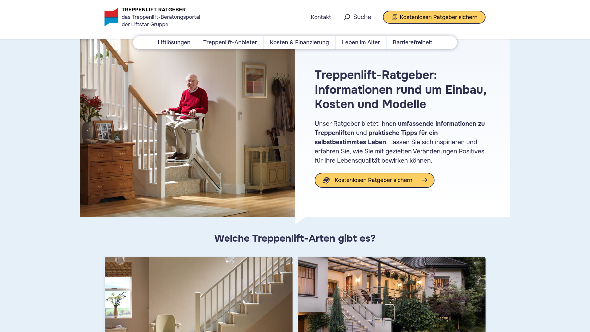 Treppenlift Hersteller im Vergleich: Worauf es wirklich ankommt 4. Treppenlift-Ratgeber Homepage